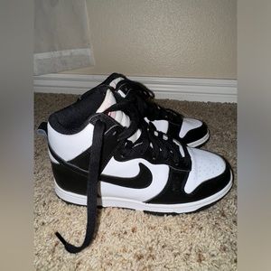 Nike dunk hi cut shoes
